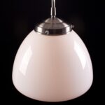 Art Deco hanglamp 'Glasgow' pendel kort glas 25cm