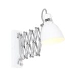 Industriële schaar wandlamp Spring wit - Afbeelding 5