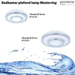 Badkamer plafondlamp Master Ring IP44 Ø35 cm