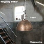 Bruine industriële fabriekslamp Bikkel