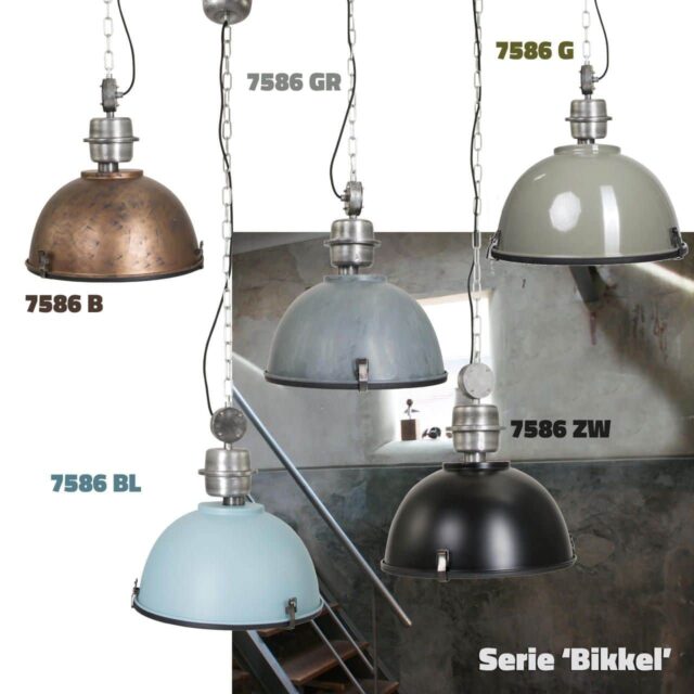 Bruine industriële fabriekslamp Bikkel