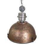 Bruine industriële fabriekslamp Bikkel