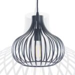 Draadlamp Design Aglio Zwart O 28 Cm 8