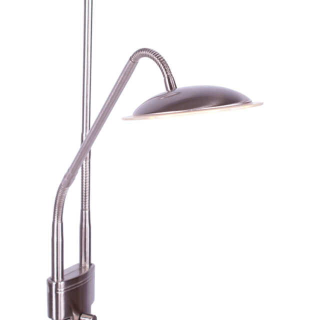 Dubbele verstelbare leeslamp | staal | met dimmers