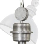 Grote grijze industriële hanglamp Bikkel XXL