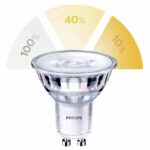 GU 10 3 standen dimbaar Sense switch led spot