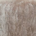 Keramiek tafellamp 'Maxi Rhodos' zand / beige met kap linnen naturel