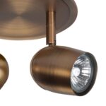 Klassieke Plafondspot Ovale 2 Lichts Brons Modern Design 6