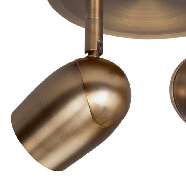 Klassieke Plafondspot Ovale 2 Lichts Brons Modern Design 7