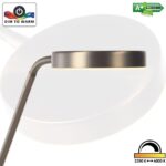 Klassieke staande led leeslamp Comfort | 1 lichts | brons | 135 cm | dimbaar | modern design