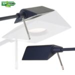 Mat zwarte staande leeslamp LED New Bari
