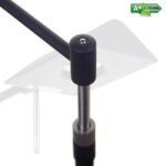 Mat zwarte staande leeslamp LED New Bari