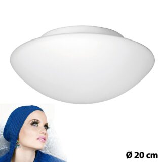 Opaal witte glazen plafondlamp Neutral ⌀ 20 cm - 6055.00