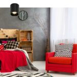 Opbouwspot Pélite zwart