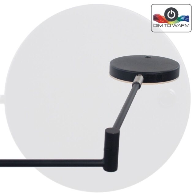 Praktische Staande Lamp Led Zwart Dimbaar 7