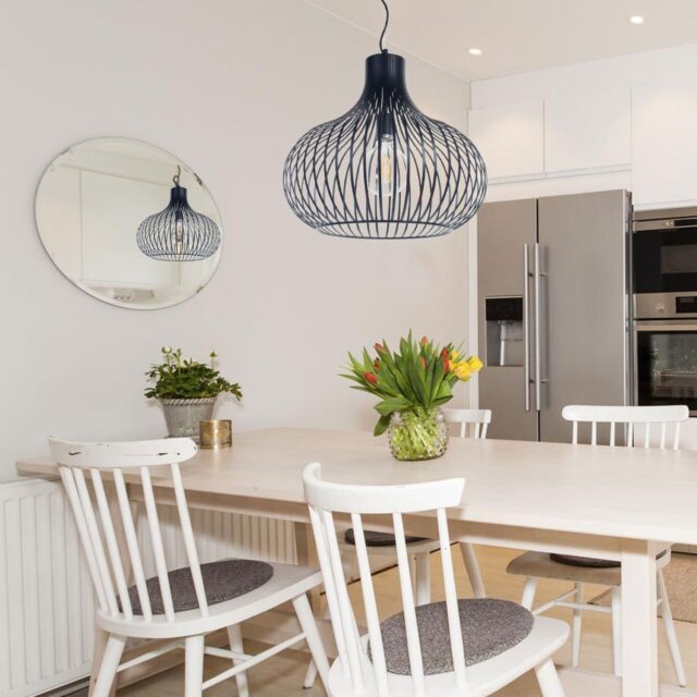 Scandinavische hanglamp Smukt Ø 50 cm beuken hout
