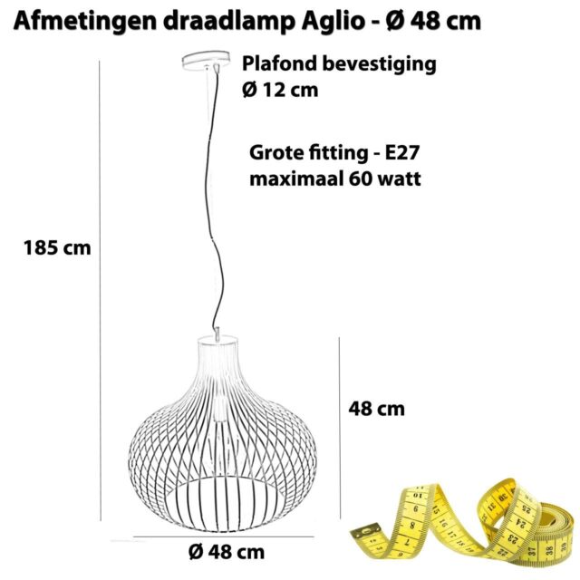 Scandinavische hanglamp Smukt Ø 50 cm beuken hout