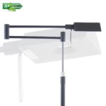 Staande leeslamp led Mini Bari mat zwart - 5 watt dimbaar