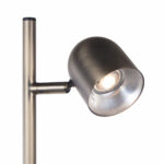 Staande Ovale Leeslamp 2 Lichts Brons Modern Design 2