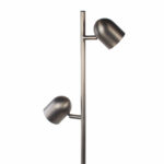 Staande Ovale Leeslamp 2 Lichts Brons Modern Design 8