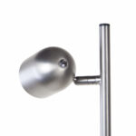 Staande Ovale Leeslamp 2 Lichts Staal Modern Design