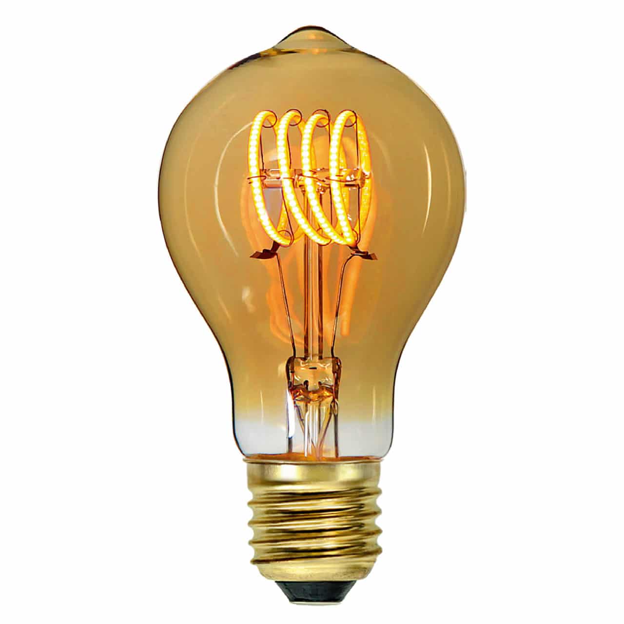 Groot universum bagage Tact Standaard goud led filament lamp dimbaar E27 – 9 watt – 650 lumen -  LampenConcurrent.nl