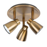 Stijlvolle 3 Lichts Bronzen Spot Mirage Gu10
