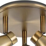 Stijlvolle 3 Lichts Bronzen Spot Mirage Gu10 6