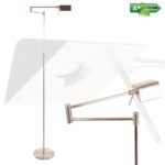 Verstel- en dimbare leeslamp Mini Bari nikkel