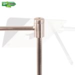 Verstel- en dimbare leeslamp Mini Bari nikkel