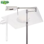 Vloerlamp LED New Bari staal - 10 watt