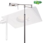 Vloerlamp LED New Bari staal - 10 watt