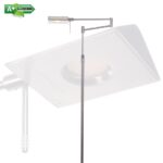 Vloerlamp LED New Bari staal - 10 watt