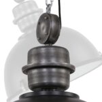 Zwarte hanglamp Bikkel XXL industriëel
