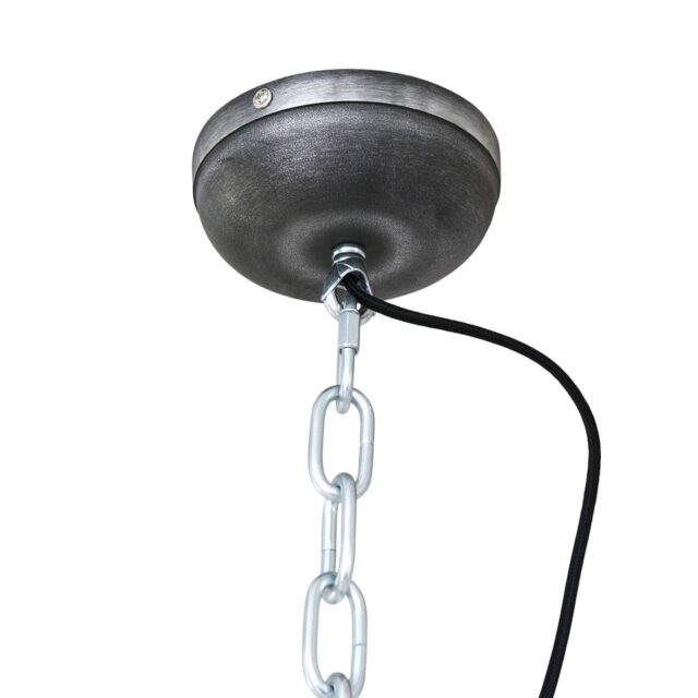 Zwarte industriële 1 lichts eettafel lamp