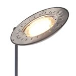 Zwarte staande lamp Rome LED met dimmer
