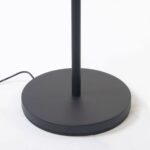 Zwarte staande leeslamp flexy led