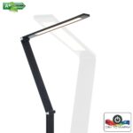 Zwarte staande vloerlamp Volare LED