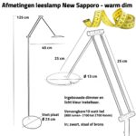 Staande leeslamp New Sapporo staal
