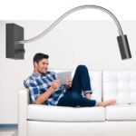 Wand leeslamp LED Blitz zwart