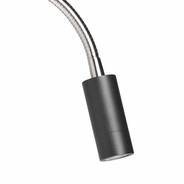 Wand leeslamp LED Blitz zwart