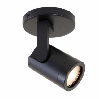 Moderne GU10 spot 1 lichts zwart