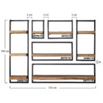 Wandplank edge 30cm H=100cm