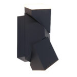 Buitenlamp 2 lichts zwart verstelbaar