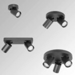 Moderne witte spot 1 lichts Oliver