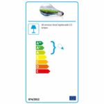 Bronzen vloerlamp New Luna met lees arm