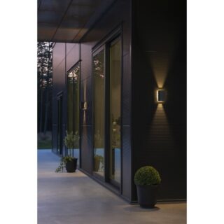 Buitenlamp Cremona flush met backlight 3 x 3W