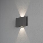 Chieri PowerLED wandarmatuur buitenlamp met verstelbare stralingshoeken