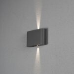 Chieri PowerLED wandarmatuur buitenlamp met verstelbare stralingshoeken