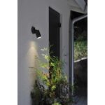 Modena wandarmatuur mat zwart buitenlamp richtbaar